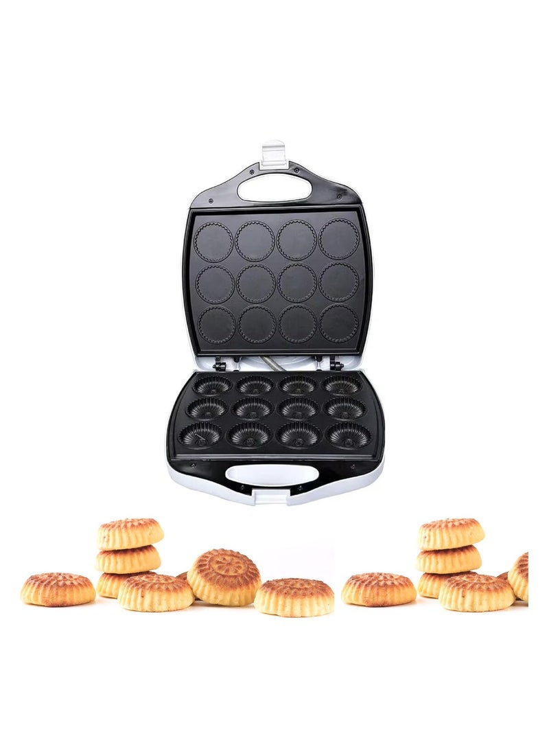 نوفا 1400 W Electric Mamool & Cookie Maker 12-Cookie Capacity Non-Stick Coating, Dual Indicator Lights Even Heating Compact & Easy to Clean Up to 80% Less Fat - Image 5